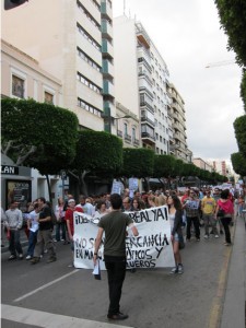 1 - Cabeza de la manifestación