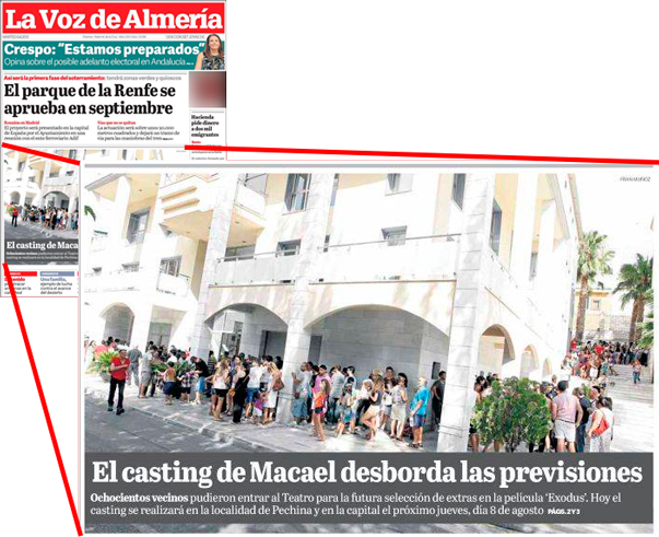 La voz de Almería, portada