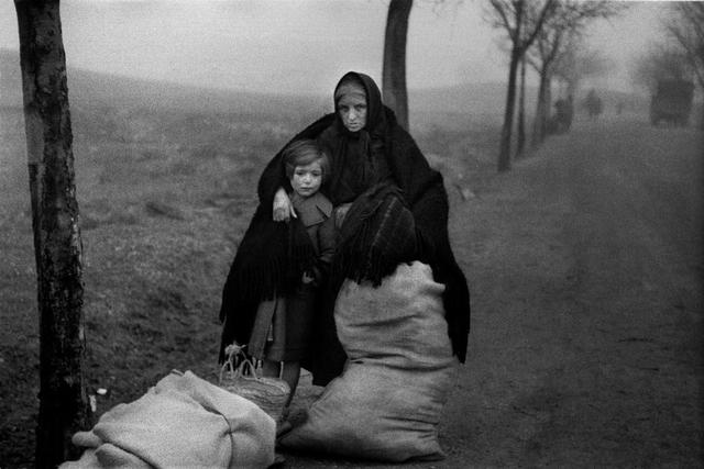 Evacuación en Teruel, 1937. Foto de Luís Ramón Marín