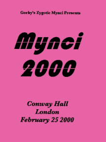 Mynci 2000 Program cover