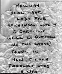 Set list for Acoustic set